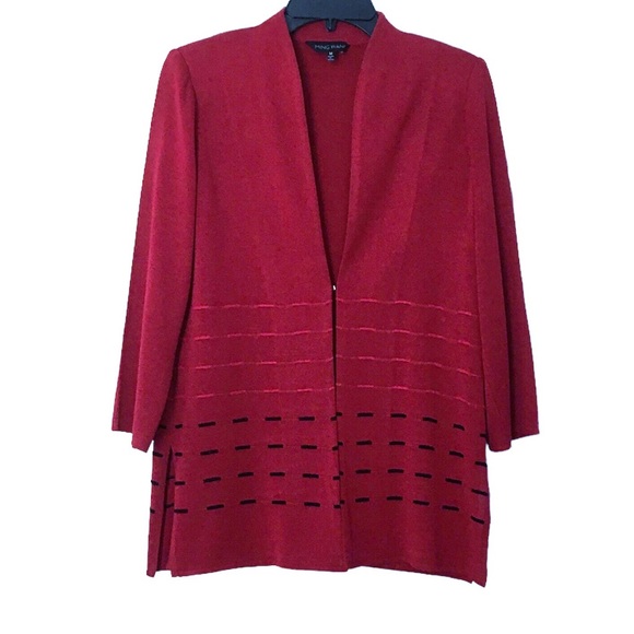 Ming Wang Sweaters - Ming Wang Open Cardigan Jacket